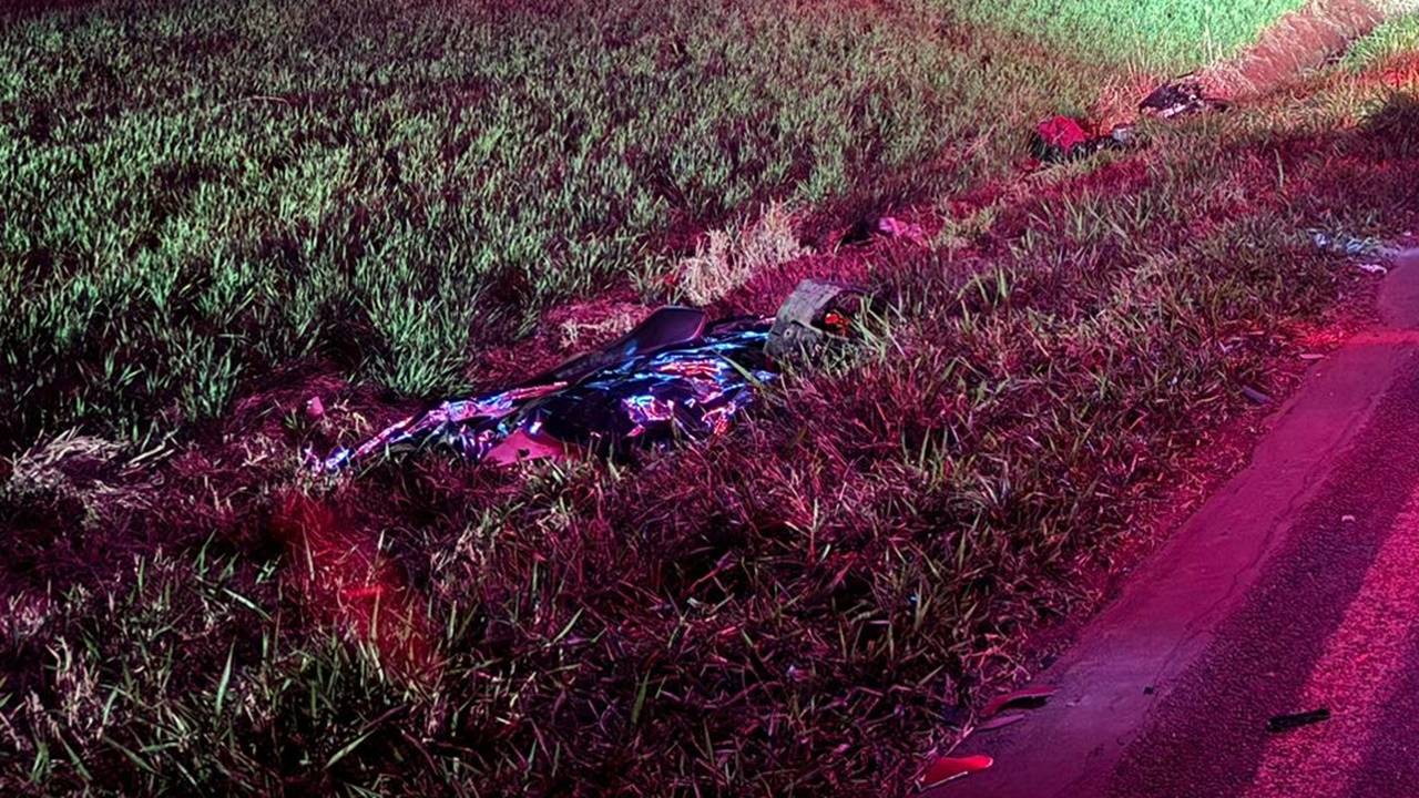 Colisão frontal mata motociclista e deixa outro ferido na PR-886  em Santa Izabel do Oeste