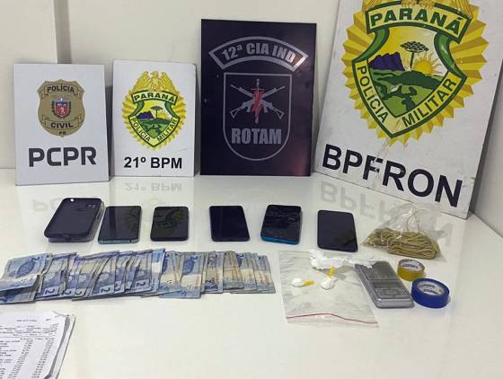 BPFron e forças de segurança realizam operação e apreendem drogas e objetos ilícitos em Pranchita
