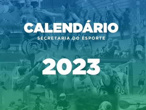Esporte divulga calendário dos Jogos Oficiais para 2023