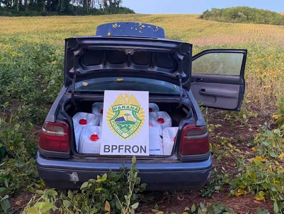 BPFRON apreende veículo carregado com agrotóxicos em Ampére