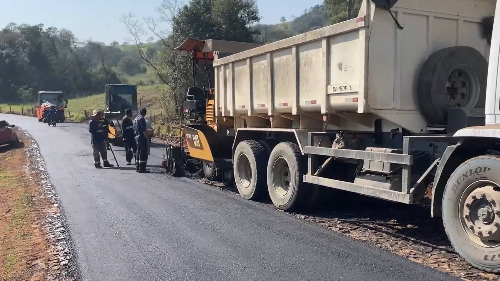 Asfalto Novo, Vida Nova: Pinhal do São Bento está perto de chegar a 100% de pavimentação urbana