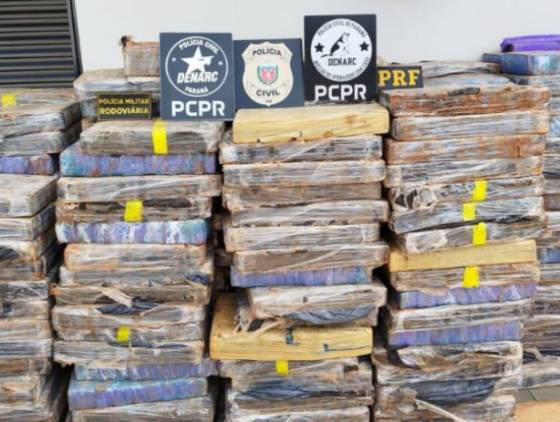 Em 24 horas núcleo de Pato Branco do Denarc participa da apreensão de quase 3 toneladas de drogas