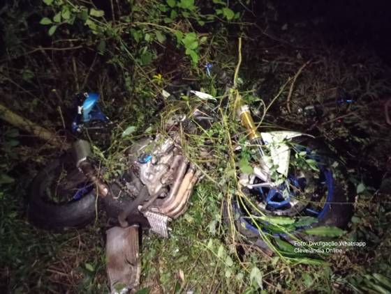 Mulher morre e homem fica em estado grave após acidente na PRc-280