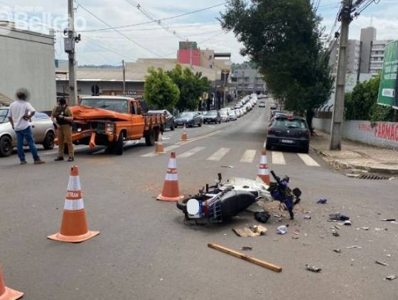 Homem morre em acidente no centro de Francisco Beltrão