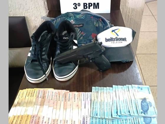 ROCAM prende suspeito de roubo em Itapejara D´Oeste