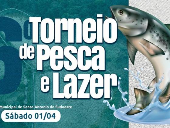 Torneio de Pesca em Santo Antônio do Sudoeste terá premiação em dinheiro; Veja como participar