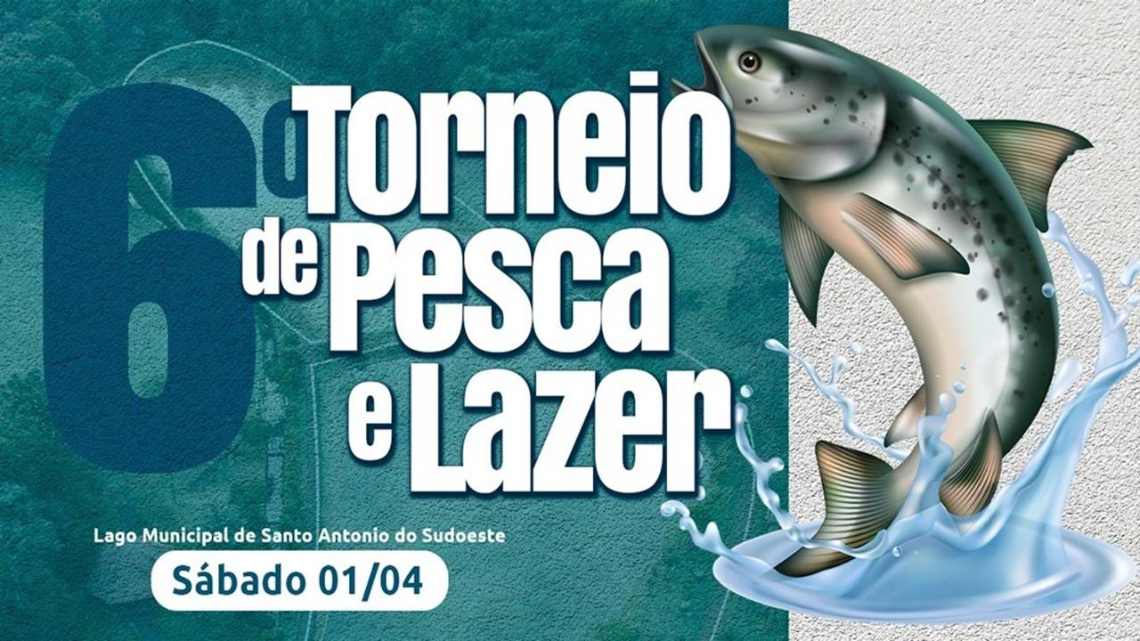 Torneio de Pesca em Santo Antônio do Sudoeste terá premiação em dinheiro; Veja como participar