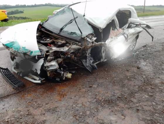 Grave acidente envolvendo quatro veículos deixa feridos na PR-280 entre Vitorino e Renascença