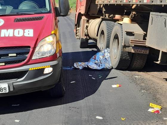 Tragédia na BR-163: jovem de 17 anos morre em acidente envolvendo carreta