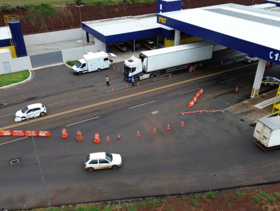 PRF e DNIT finalizam fiscalização de peso e dimensões em veículos de carga em Pato Branco