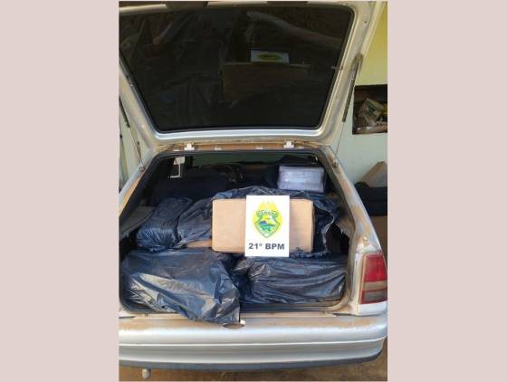 Polícia Militar apreende quase duas toneladas de camarão contrabandeado em Salgado Filho
