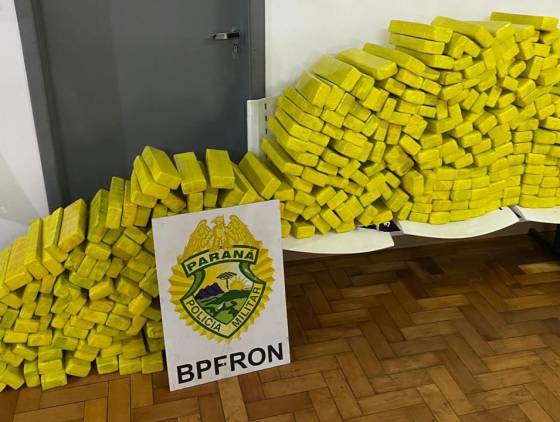 BPFRON apreende 283kg de droga em Capanema
