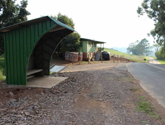 Ampliação de pontos de ônibus beneficia comunidades no Interior de Pinhal de São Bento