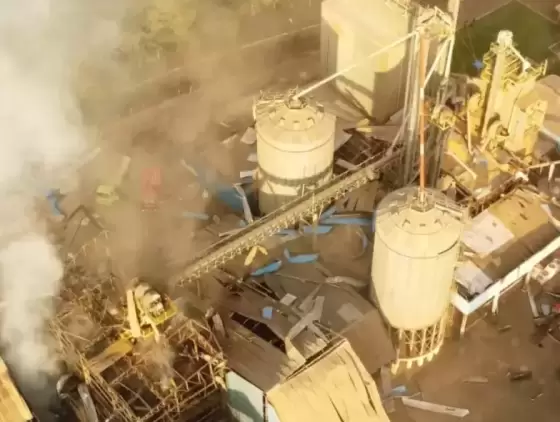 Explosão em cooperativa de milho deixa oito mortos e vários feridos em Palotina