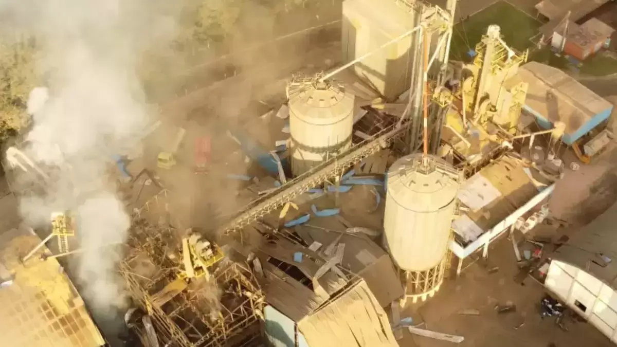 Explosão em cooperativa de milho deixa oito mortos e vários feridos em Palotina