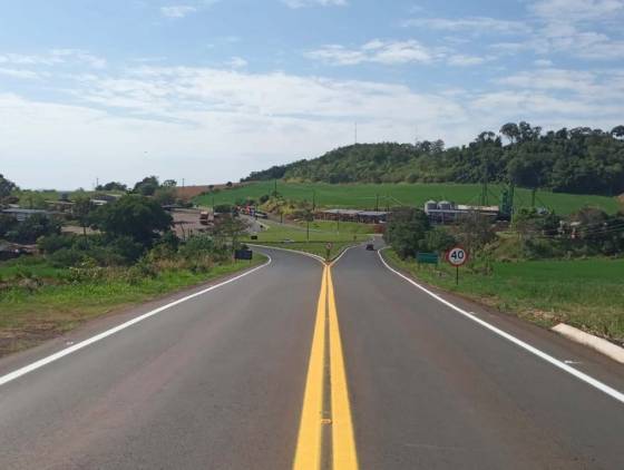 Governo atende 50 mil habitantes com reforço de segurança viária da PR-281, no Sudoeste
